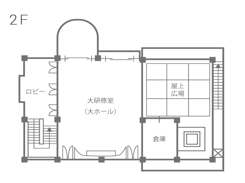 会場見取り図 2F