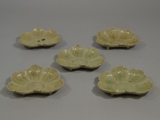 美濃　瀬戸　御深井　灰釉　水滴　2個　江戸期 御深井焼 桐菊文水指 \u2013 Ofuke Ware Jar | 陶磁オンライン美術館ーTOUJI