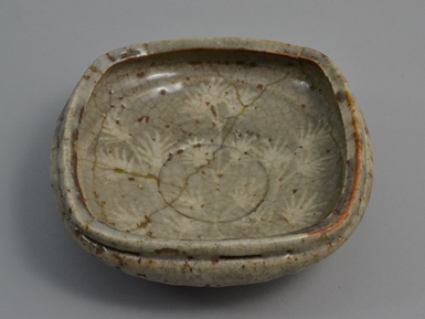 鼠志野向付(ねずみしのむこうづけ) Nezumi shino mukodsuke bowl 