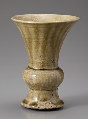 古瀬戸系施釉陶器 花瓶 こせとけいせゆうとうき けびょう Koseto Base 多治見市美濃焼ミュージアム 古瀬戸系施釉陶器 花瓶 こせとけいせゆうとうき けびょう Koseto Base 多治見市美濃焼ミュージアム